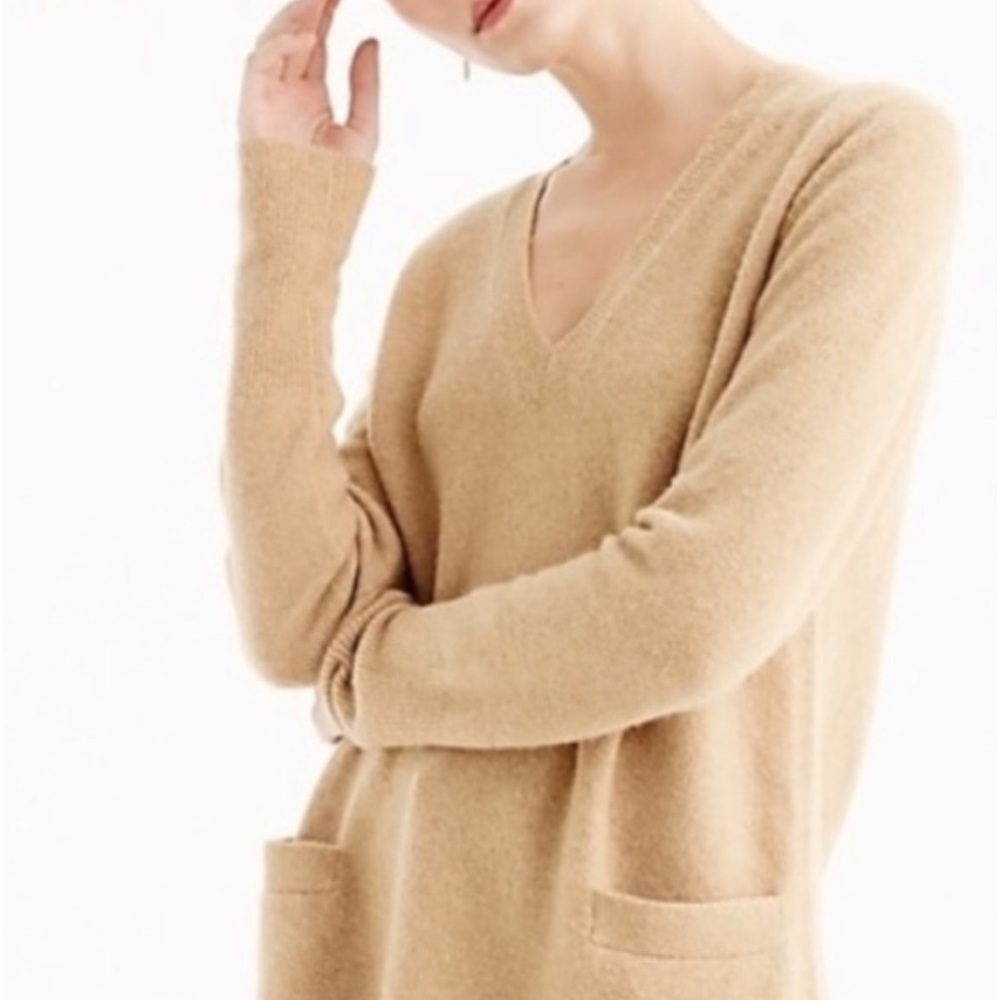 J crew v neck tunic sweater BNWT sz med